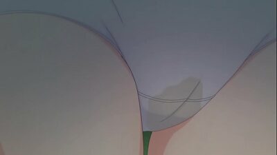 Anime girl peeing